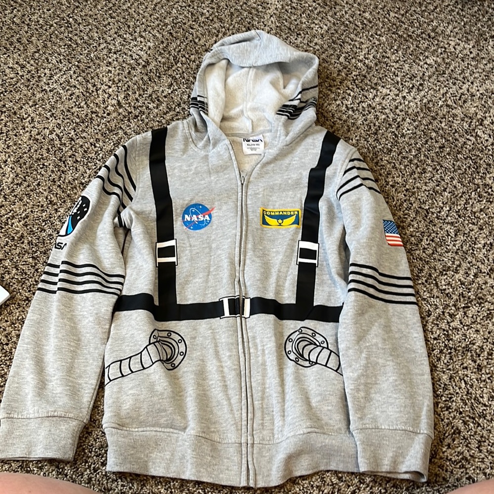 COPY - NASA zip up hoodie - boys XL 14-16  NWOT